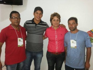 Carlos Alberto-MLT, Carlos Pereira, Cintya Nobre- UESC, Wilson-MST.