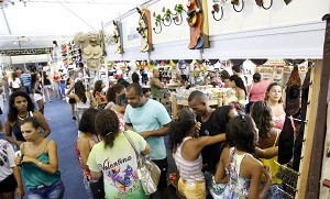 Expoilheus movimenta comércio na Avenida Soares Lopes. Foto Arquivo Secom Ilheus