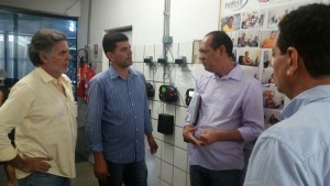Reunião do Secretário de Turismo de Ilhéus, Josenaldo Cerqueira, com o superintendente Elias Dourado. Foto Setur Ilhéus.