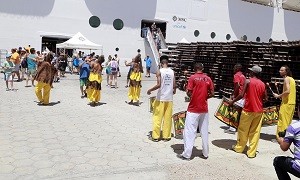 Transatlânticos movimentaram economia de Ilhéus.