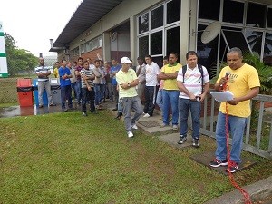 Sindicacau realiza mobilizações entre os trabalhadores. foto Sindicacau.