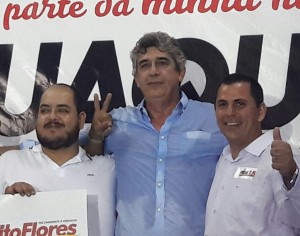 Zito Flores, Luiz Henrique Uaquim e Marcos Couto. 
