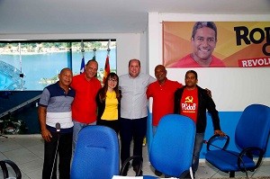 Pré-candidato Cacá participou da convenção municipal do PCdoB, que reafirmou o apoio a sua pré-candidatura. Foto Alfredo Filho (4)(1)