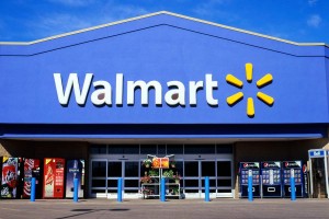 CTJJ5N Front view of a Walmart supercentre store exterior sign logo Ontario Canada  KATHY DEWITT. Image shot 05/2012. Exact date unknown.
