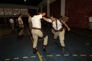 Centro Maria Felipa oferece treinamento de defesa pessoal a policiais militares femininas. Foto: Camila Souza/GOVBA
