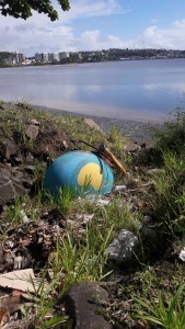 Um orelhão da OI/Telemar está jogado há meses nas margens da Baía do Pontal. Quem é o responsável pela retirado do entulho a Prefeitura ou a empresa dona do Objeto? 