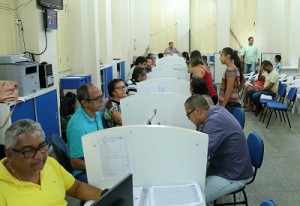 Setor de Tributos da Prefeitura de Ilhéus. Foto Clodoaldo Ribeiro