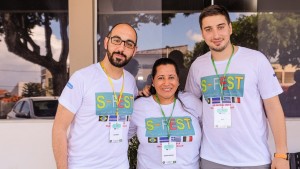 italiano Antonio Giattini, Maria Moaris e do grego Alex Balaskas - Secom Clodoaldo Ribeiro