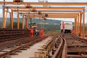 Obras da  Ferrovia de Integração Oeste-Leste Cidade de Brumado Foto: Elói Corrêa/GOVBA