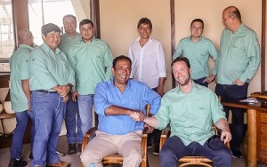 Reunião com o presidente da Bamin, Benedikt Sobotk, na sala vip do Txai sobre Porto Sul. Foto Clodoaldo Ribeiro (1)