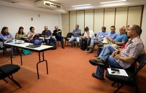 Reunião fiscalização da ponte. Foto - Rodrigo Macedo.