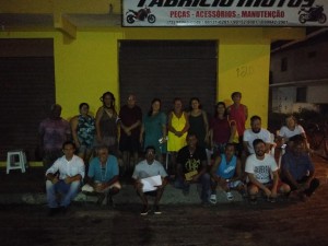 Reunião com organizadores.