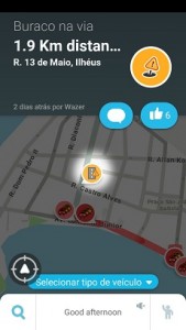 waze buraco
