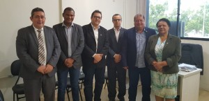 Ricardo Xavier, Daniel Pereira, Luciano Veiga, Jorge Fabrício, Aurelino Cunha e Joana Angélica.