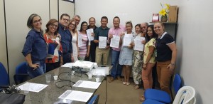 Prefeitos, secretários municipais, representantes da Amurc e da Proex Uesc