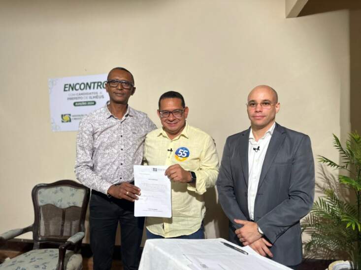 Em encontro com empresários, Bento Lima destaca avanços e projeta futuro promissor para Ilhéus