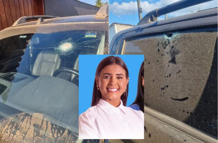 A candidata a prefeita de Itapitanga, Dra. Joanice (PSD), e seu esposo foram vítimas de atentado a tiros