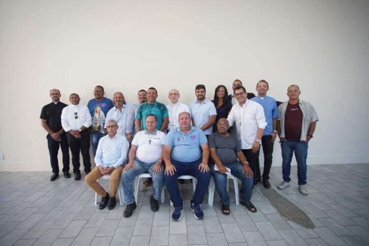 Valderico Junior tem encontro com Bispo Dom Giovanni Crippa e todo Clero de Ilhéus