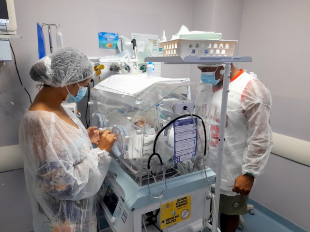 Indígena com maior prematuridade da história do HMIJS deixa UTI Neonatal 71 dias após nascimento