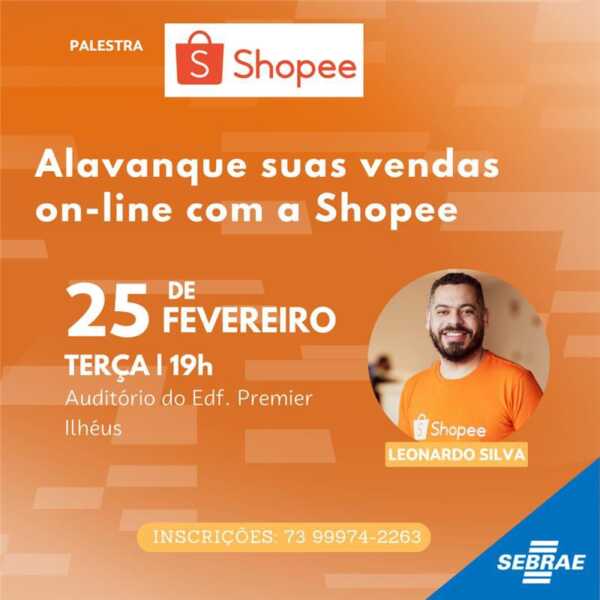 Sebrae promove palestra sobre como alavancar vendas na Shopee