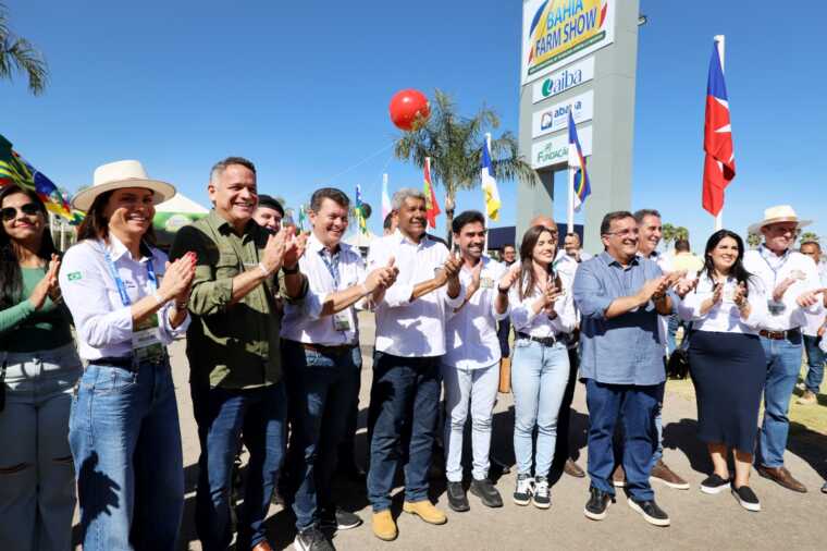 Em Luís Eduardo Magalhães, Jerônimo Rodrigues participa da abertura da Bahia Farm Show, uma das maiores feiras do agronegócio brasileiro