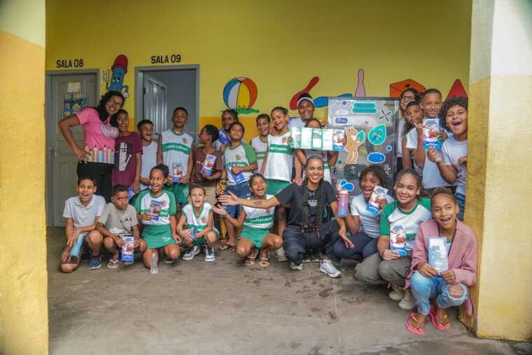 Fundação Nestlé inaugura projeto em escola modelo de Ilhéus