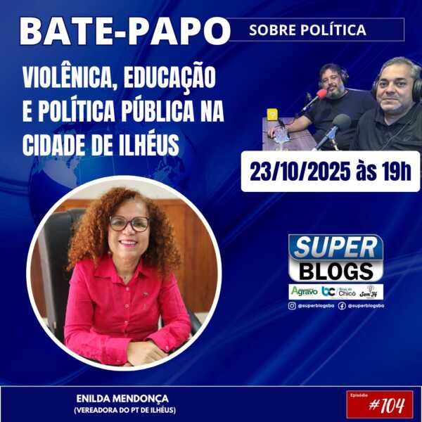 Vereadora Enilda Mendonça é a entrevistada do Podcast Super Blogs nesta quinta-feira (23)