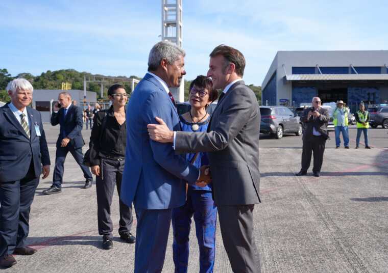 Jerônimo Rodrigues recebe presidente francês Emmanuel Macron em Salvador, nesta quarta (5)