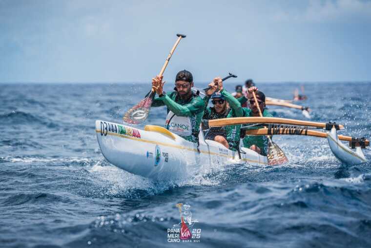 Ilhéus é prata no Pan-Americano de Canoagem Va’a 2025
