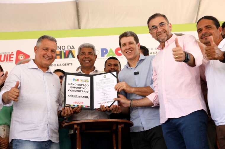 Novo PAC: Jequié recebe ordens de serviço para construção de campus da UFSB e Arena Brasil