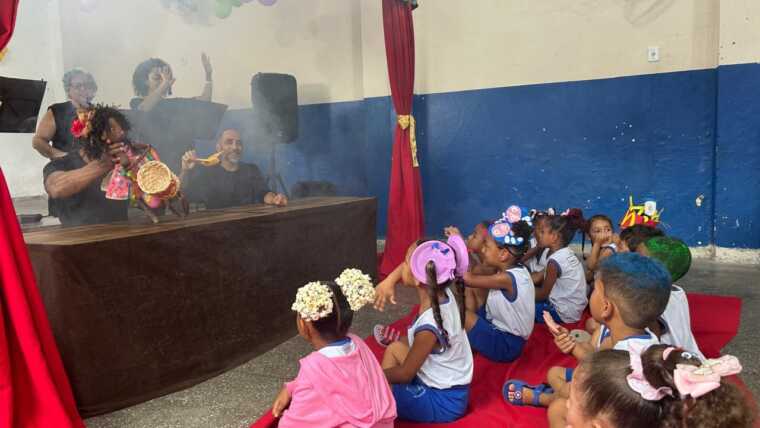 Exposição virtual celebra olhar infantil sobre o espetáculo “A Aventura de Mariá e Murici”, do Teatro Popular de Ilhéus