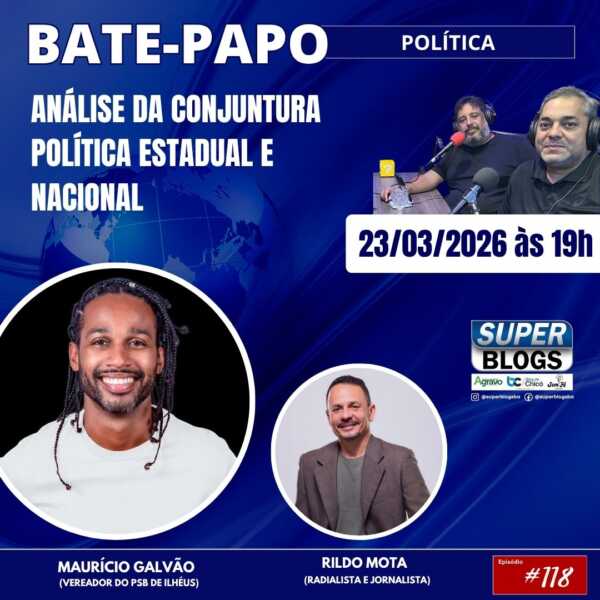 Super Blogs recebe o vereador Maurício Galvão para debater cenário político nesta segunda-feira (23)