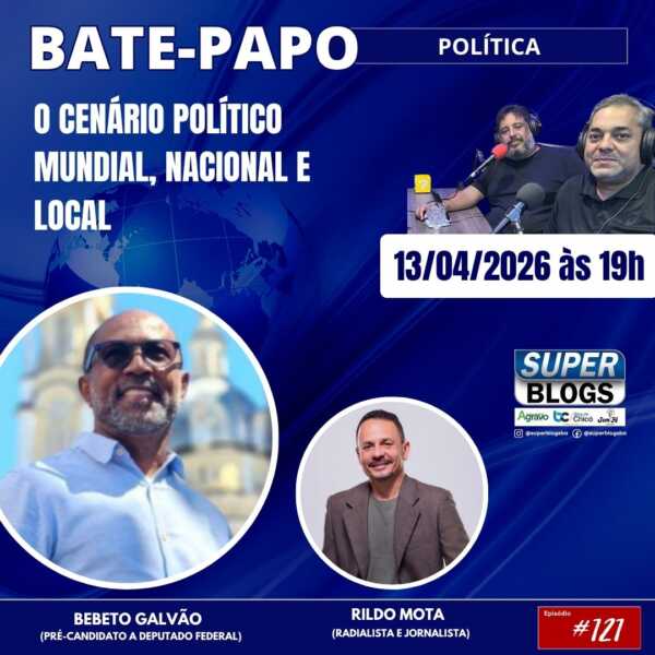 Super Blogs recebe Bebeto Galvão nesta segunda-feira (13)