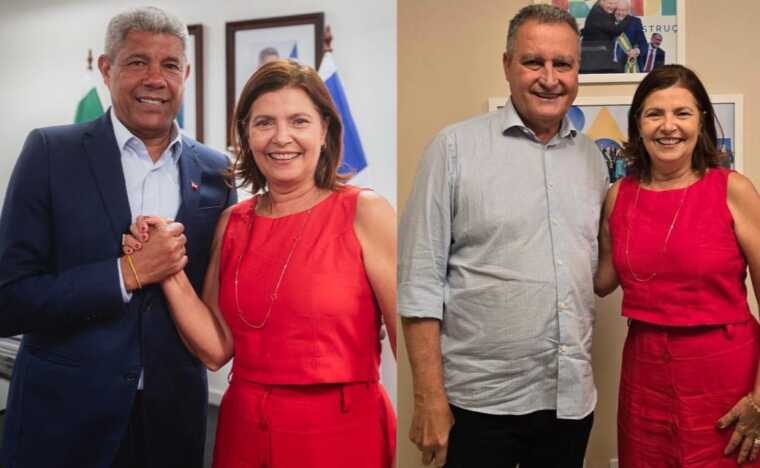 Em agendas com Jerônimo e Rui Costa, Adélia discute investimentos estratégicos para Ilhéus