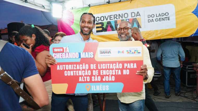 Assim como Novo PAC, emendas de Bebeto Galvão contemplaram altos e áreas de risco em Ilhéus
