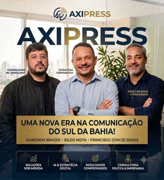 Jornalistas lançam Axipress, nova agência de comunicação empresarial no sul da Bahia