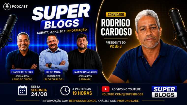 Super Blogs recebe o sindicalista Rodrigo Cardoso, presidente do PCdoB de Ilhéus, nesta segunda-feira (24)