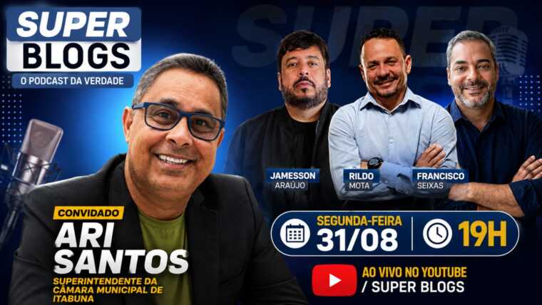 Super Blogs recebe Ari Santos, superintendente da Câmara de Itabuna, nesta segunda-feira (31)