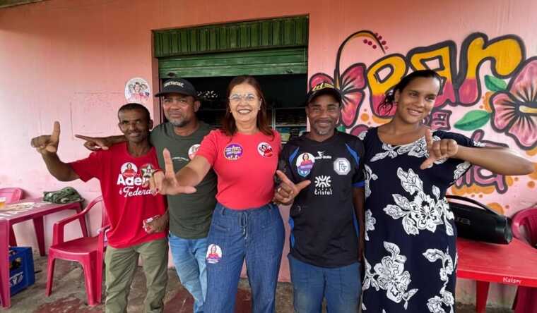 Adélia se compromete com apoio à agricultura familiar em agenda na zona rural de Ilhéus