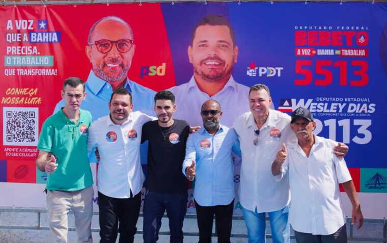 No Sudoeste baiano, Bebeto visita Tanhaçu e conversa com moradores e comerciantes