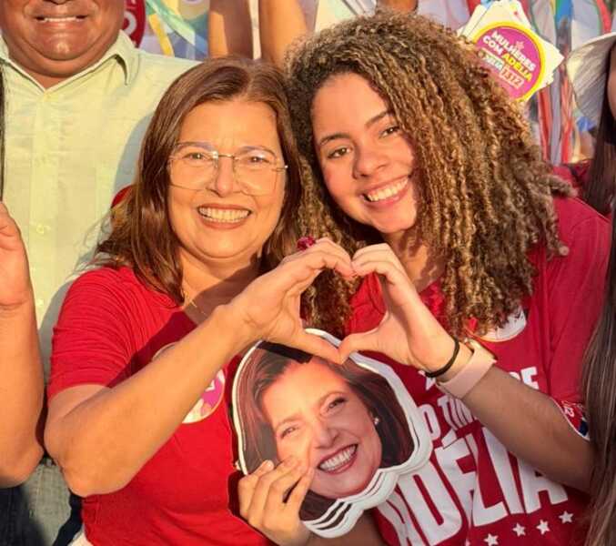 Adélia participa de caminhada de Jerônimo e Lula e destaca investimentos do Estado na Conquista