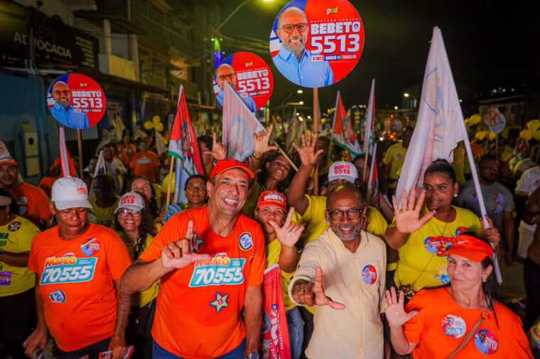 Marão e Bebeto reforçam unidade política em caminhada marcada por pertencimento e identidade regional